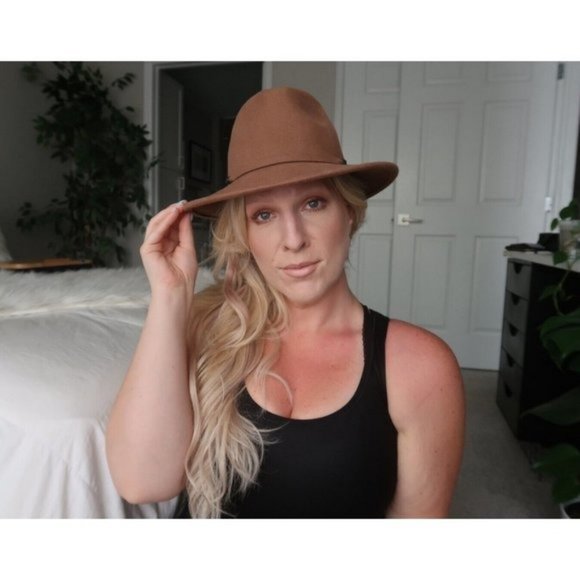 Riviera Accessories Riviera Womens Fedora Hat Brown One Size 0 Wool Poshmark